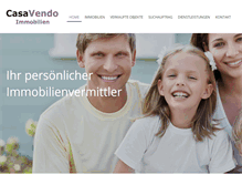 Tablet Screenshot of casavendo.ch